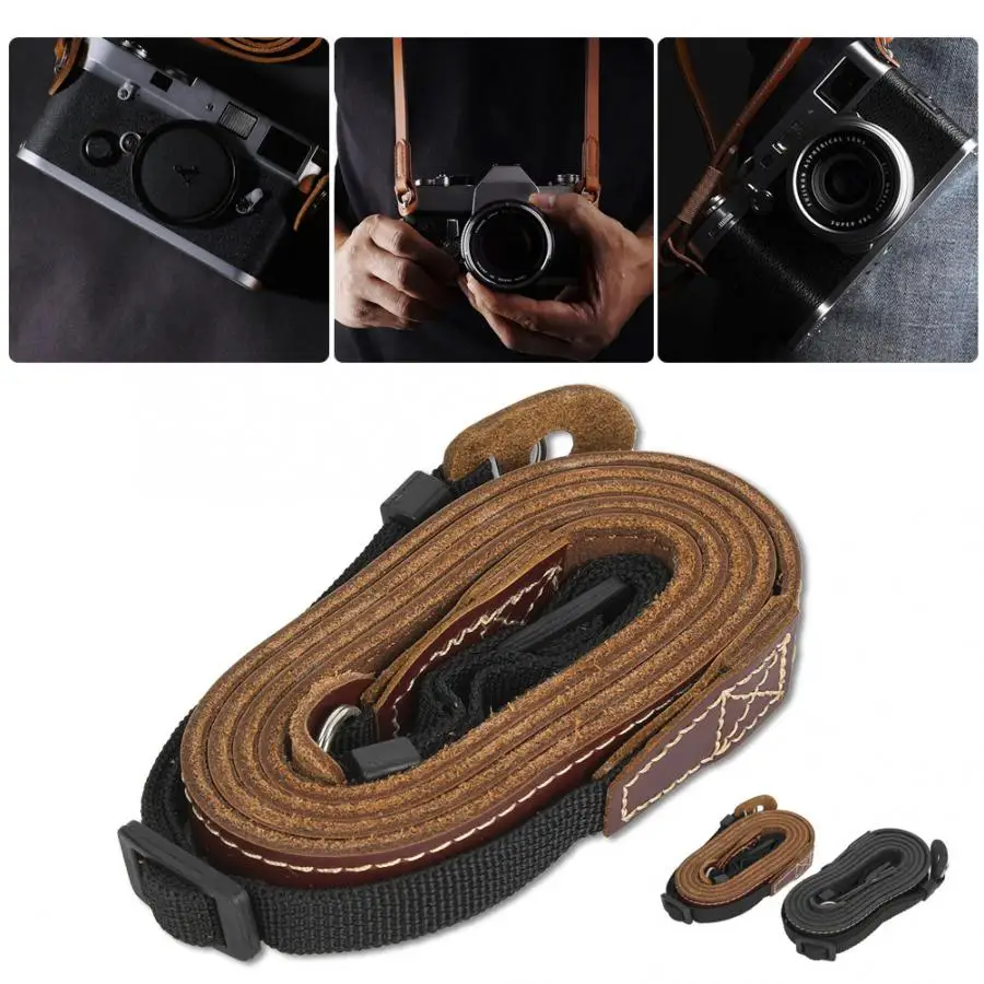 PU кожаный ремешок для цифровой камеры DSLR шнур, ремень винтажные плечевые ремни