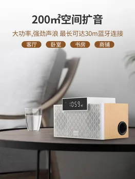 

Bluetooth speaker subwoofer household wooden portable 3D surround high power card mobile phone computer high alarm clock