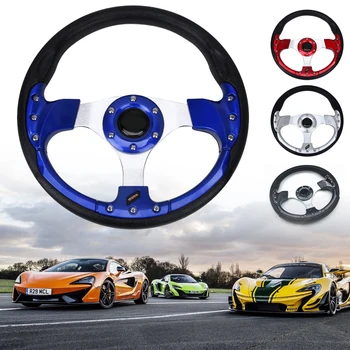 

Racing Wheel Modified Steering Wheel Universal Steering Wheel Drift Hub Button 13" Cars Fashion