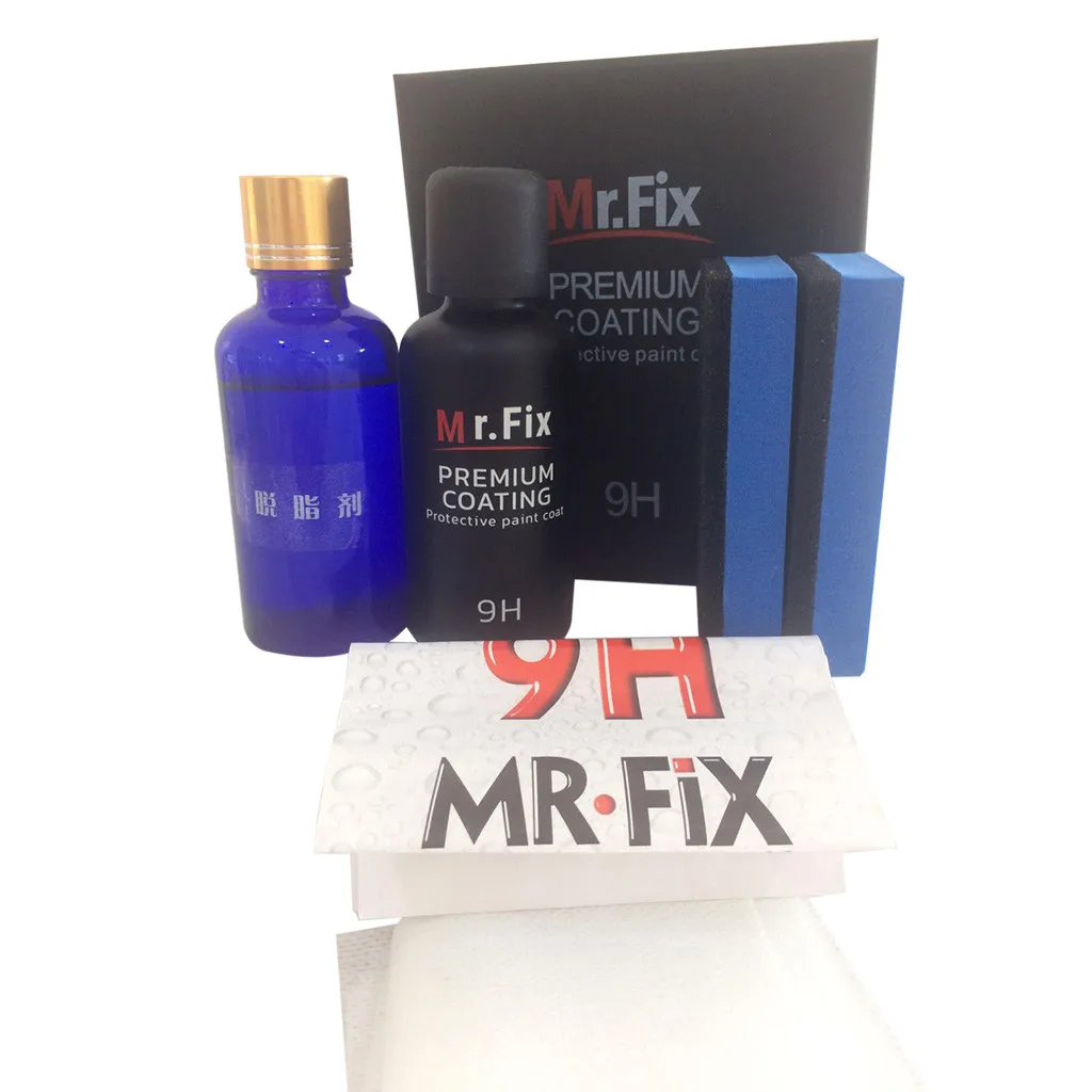 Mr fix 9H машина окисление жидкое керамическое покрытие гидрофобное стекло набор распылителей Блестящий как зеркало с отличным высоким блеском