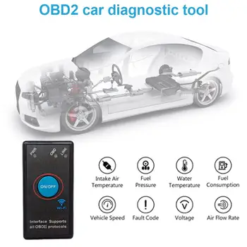 

High Quality Mini OBD2 WIFI Scanner Switch Function Various Diagnostic Functions Car Self Diagnosis Instrument Universal Auto