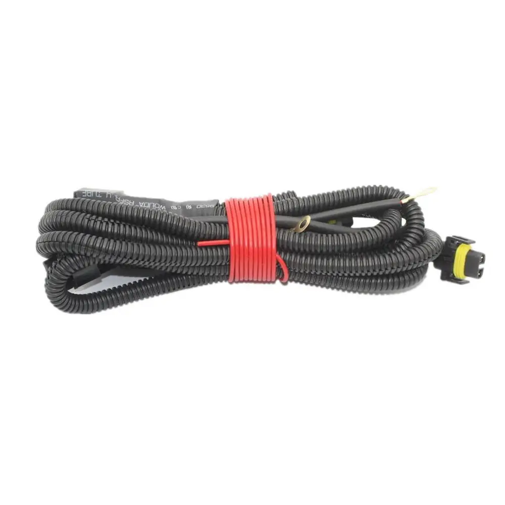Для VW Polo 6R Хэтчбек 2009 2010 2011 2012 2013 Галогенные Противотуманные фары светильник с решеткой крышка кабеля и лампы - Цвет: Cable