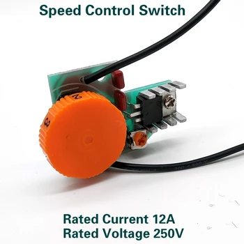 

Rated Current 12A Rated Voltage 250V Replacement/Improve Electric Power Tool Speed Control Controller Switch 180