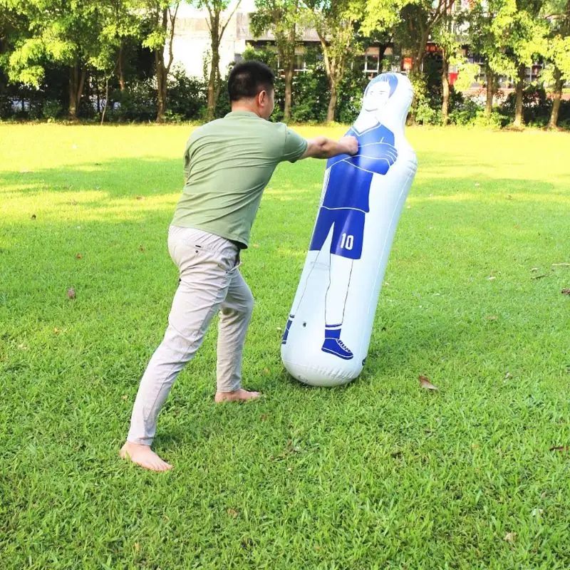 Взрослый детский надувной футбольный тренировочный Goal Keeper Tumbler Air Soccer Train