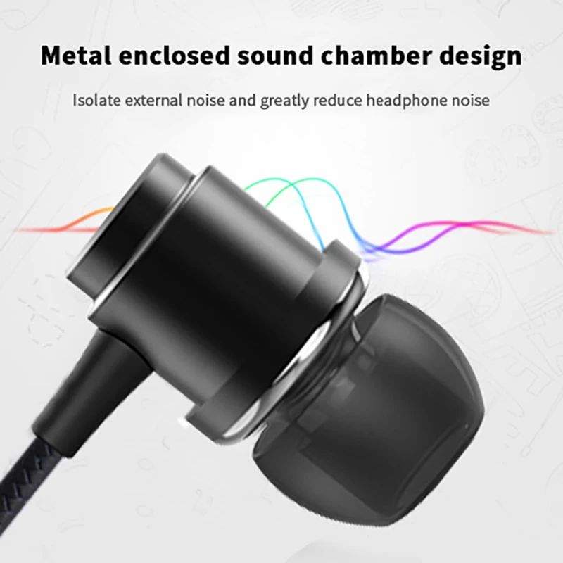 VPB V15 Wired earphone High bass stereo In-Ear Earphones With Microphone Computer earbuds with call phone for i Phone