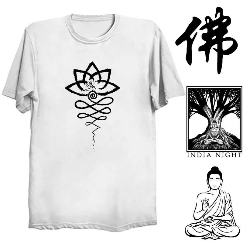 Религиозные веры духовные футболки Dharma Рубашка Будды дзен Йога медитация