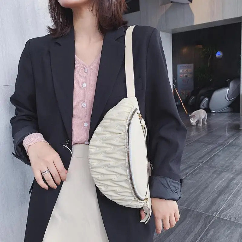 Женская сумка Soild Цвета Сумки sac основной femme поясная сумка плиссированная из искусственной кожи модные однотонные нагрудные сумки через плечо