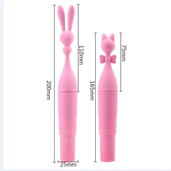Nipple Massager Lick Clitoris Vagina Stimulator Orgasm Vibrating Sticks G-Spot Vibrator Rabbit Vibrator Sex Toys for Women 5