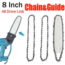 

8 Inch Mini Electric Chainsaw Cordless Handheld Pruning Saw Portable Battery Wood Cutter Home Garden Power Tool