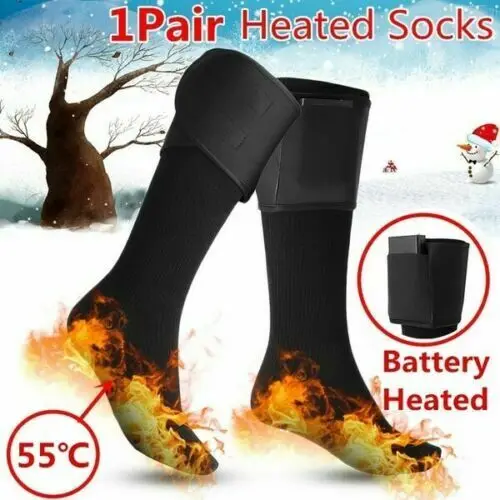 Брендовые Новые мужские 3-gear с подогревом электрические носки аккумуляторные батареи ноги зимние теплые термальные носки