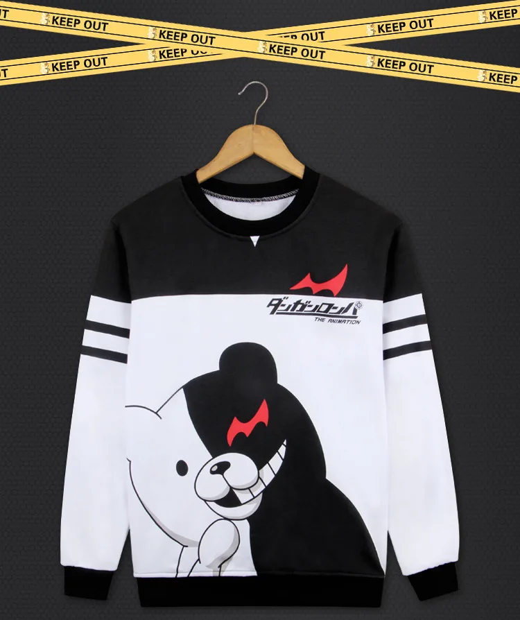 Cosplay&ware Danganronpa Monokuma Cosplay Costume Unisex Hoodie Sweatshirt T-shirt Hooded Jacket Daily Casual Coat Game Anime Peripheral -Zentai shop online H48d109d3a7ad4e888f77fdbfc86aee2dr.jpg