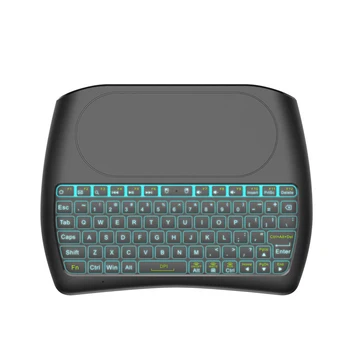 

2.4GHz Wireless Mini Keyboard Touchpad ControllerColorful LED backlighting for Android TV Box USB Rechargeable