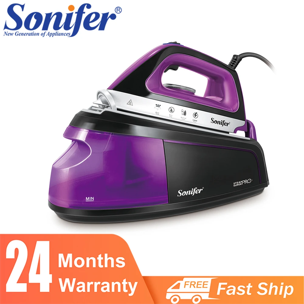 Steam Iron With 1.2l Removable Water Tanks 2400w Household Fabric