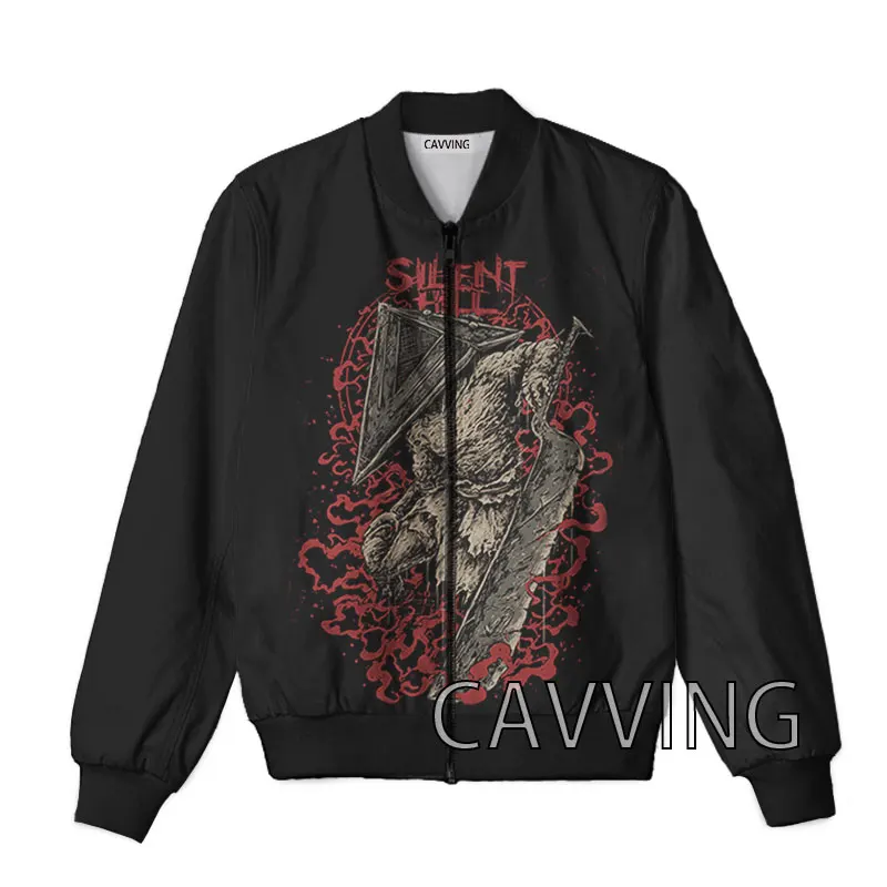 CAVVING 3D Printed  Silent Hill  Zipper Bomber Jackets Men Overcoat Mens Coat Zip Up Jackets for Women/Men 4