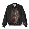 CAVVING 3D Printed  Silent Hill  Zipper Bomber Jackets Men Overcoat Mens Coat Zip Up Jackets for Women/Men 4