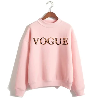 

Leopard Hoodies Harajuku Vogue Fashion 90s women O-Neck Pullovers Sweatshirt Oversized Print streetwear ulzzang female Casual