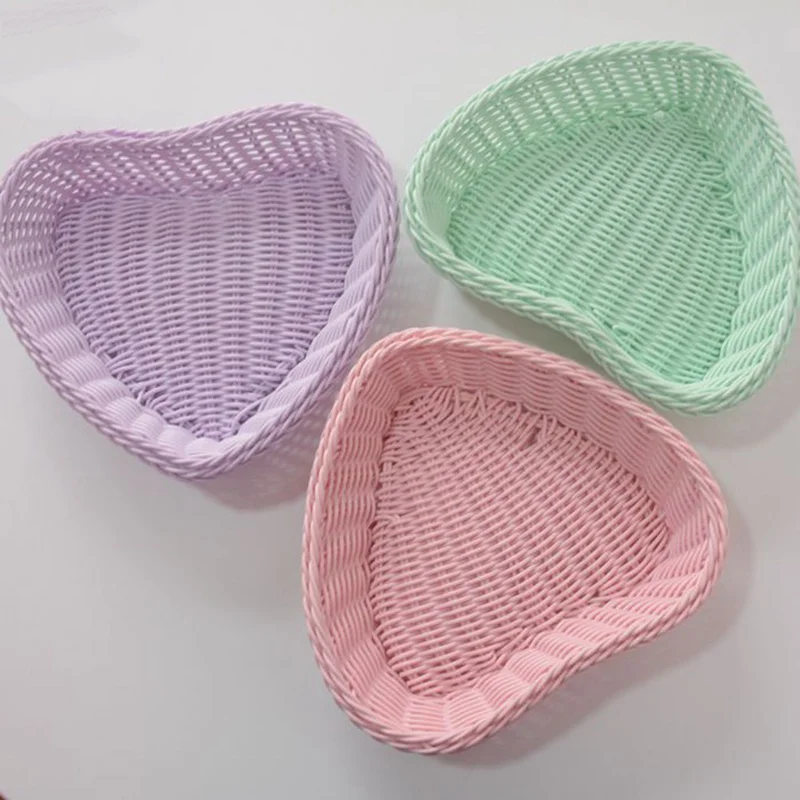 

Preparation Storage Basket Desktop Debris Basket Control Photo Props for Home Storage Decoration Sweet Color