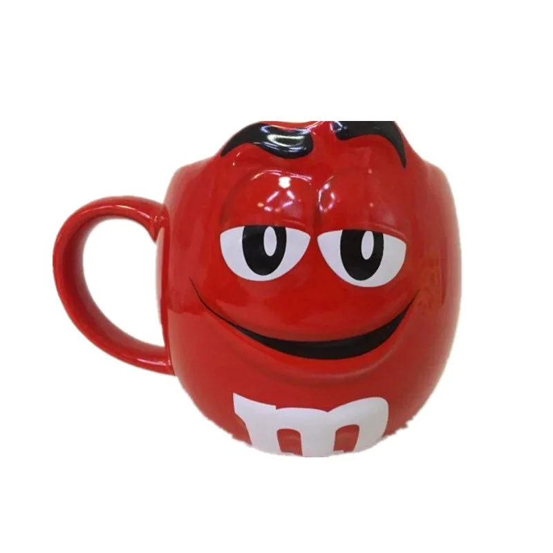 M& M кружки для кофе завтрак чайные чашки и кружки с ложкой керамическая большая емкость mark творческая посуда - Цвет: MA7