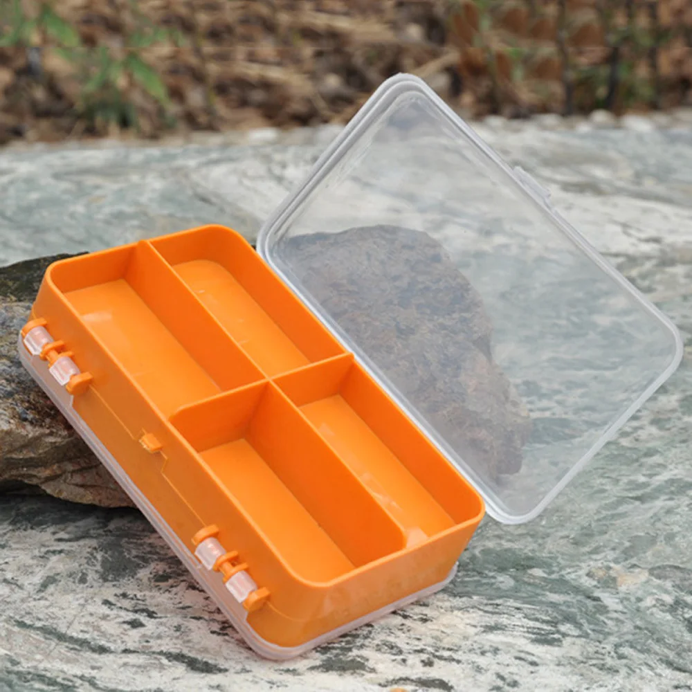 Plastic Fishing Lure Fish Hook Bait Storage Tackle Box Case Container Organizer