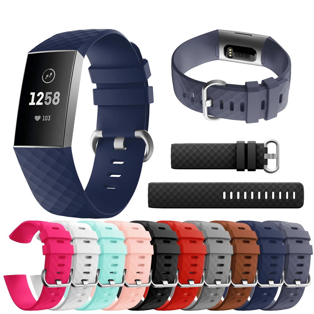 Precio Especial Para Fitbit carga 3 frontera/de silicona de correa de muñeca para Fitbit carga 3 smart watch pulsera Accesorios GmJ35z69X