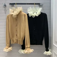 Женская мода свитер пальто 2 цвета at190270