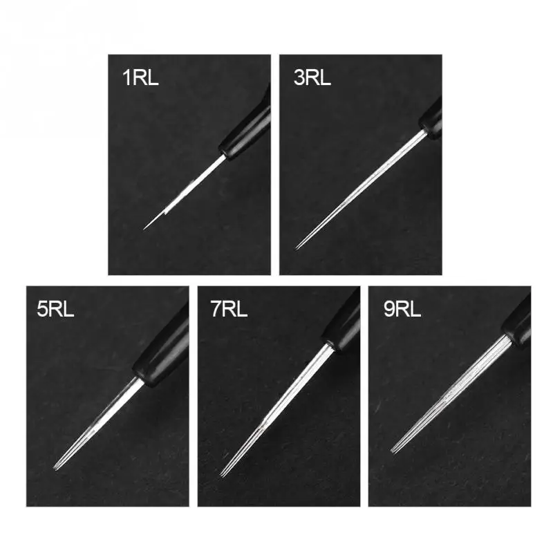 5PCS/Set Disposable Sterile Tattoo Grip Needle Silicone Grip Makeup Beauty Tools Tattoo Tubes Tattoo Gun Supplies Machine