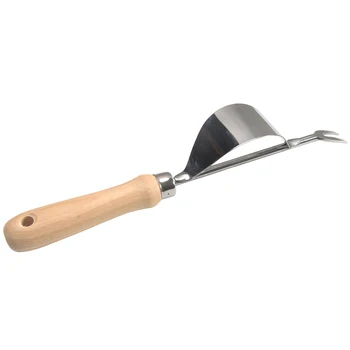 

Ergonomic Easy To Use Outdoor Shovel Stainless Steel Digging Puller Manual Durable Seedling Transplanter Weeding Tool Garden