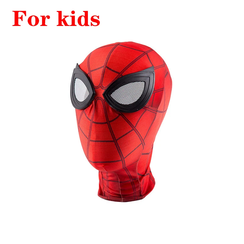 Kids mask 1 Spider Homecoming Mask Spider Gwen Cosplay Mask Miles Morales Costume Lens Eyewear Halloween Costumes Peter Parker Adult Kids - Цвет: Kids mask 1