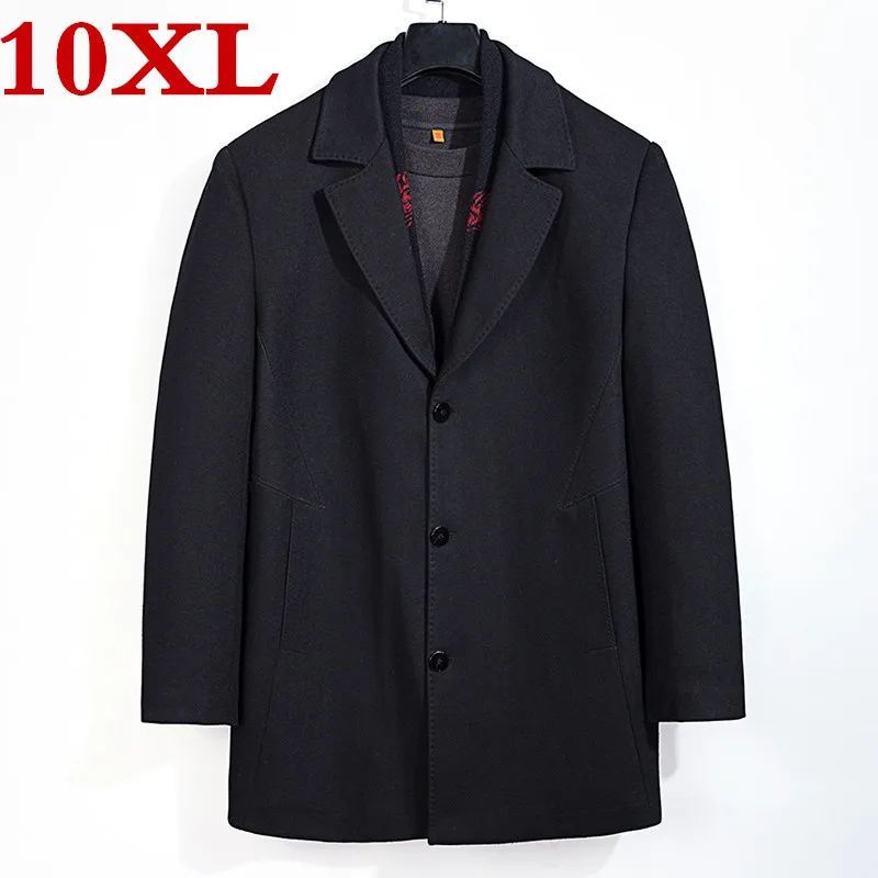 Большой размера плюс 8XL 7XL Высококачественная зимняя куртка для мужчин