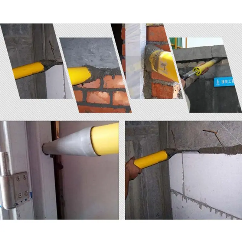 P82C Caulking Gun Cement Lime Pump Grouting Mortar Sprayer Applicator Grout Filling Tools 4 Nozzles