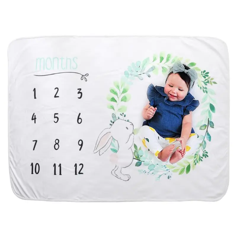 На маленьких веху записи роста Одеяло фон для фотографирования новорожденных с изображением фоновая ткань для фотографирования