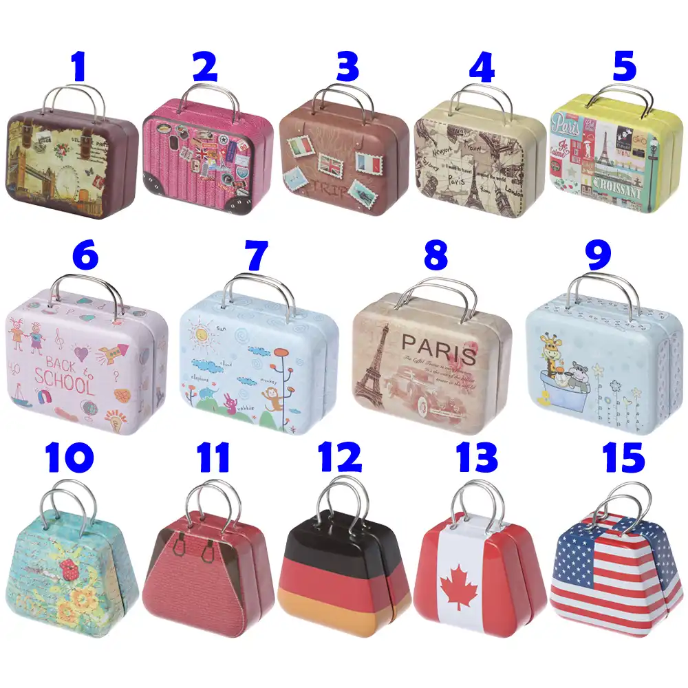 diy miniature doll mini suitcase bag