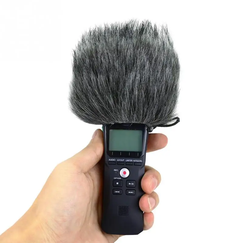 

Professional Outdoor MIC Furry Cover Windscreen Windshield Muff For TASCAM DR-05 DR05 Microphone Deadcat Wind Shield