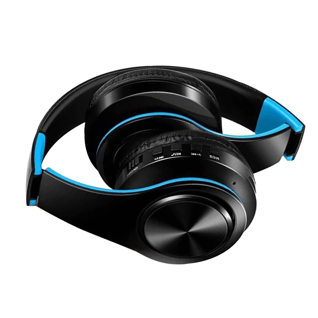 Беспроводные наушники, Bluetooth гарнитура, складные наушники, регулируемые наушники с микрофоном для телефона, ПК, латтоп, Mp3, tv