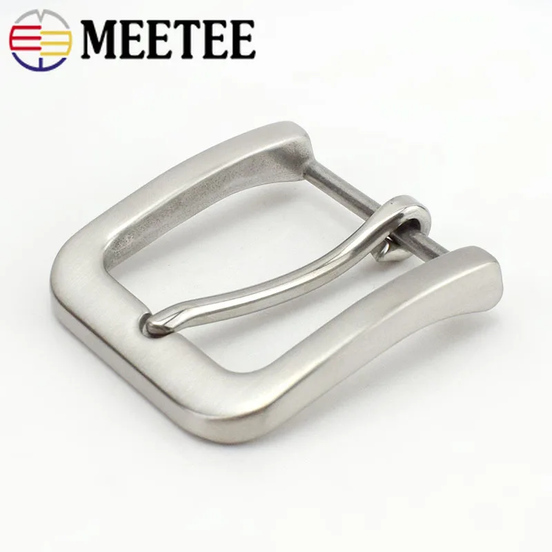 1Pc Fashion 40mm Stainless Steel Men Belt Buckles Metal Pin Buckle For Belts 37-38mm DIY Leather Craft Jeans Accessories YK137 | Дом и сад