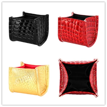 

Makeup Brush Storage Fashion Crocodile Pattern Faux Leather Makeup Brush Storage Box Frame Cosmetic Case Empty Storage Box Bag