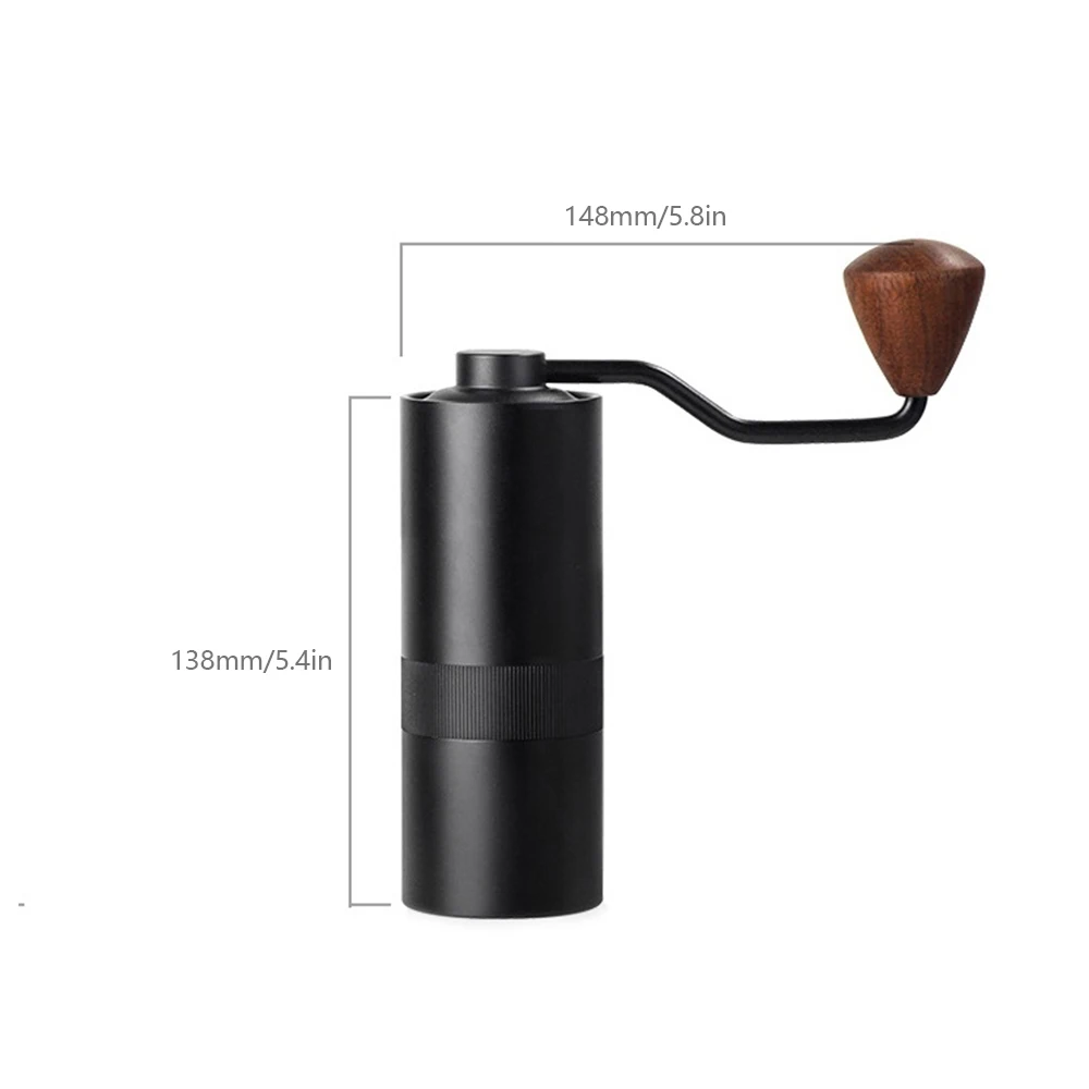 US $29.90 Mini Coffee Grinder Hand Manual Portable Handmade Coffee Bean Burr Grinders Mill Kitchen Grinders Easy Clean Kitchen Tools