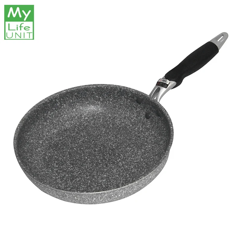 MyLifeUNIT Japanese style Maifan Stone Non-stick Frying Pan 20 cm Medical Stone Frying Pan for gas stoves and induction cookers MyLifeUNIT Japanese style Maifan Stone Non-stick Frying Pan 20 cm Medical Stone Frying Pan for gas stoves and induction cookers