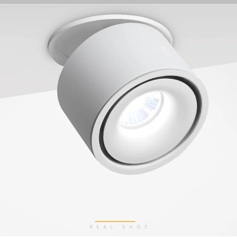 LED Downlight Recessed Ceiling Spotlight Ceiling Lamps Adjustable Recessed Ceiling Downlights 10W 12W 15W Dimmable LED Recessed lamp Nordic Spot light Indoor Spot lighting fixture