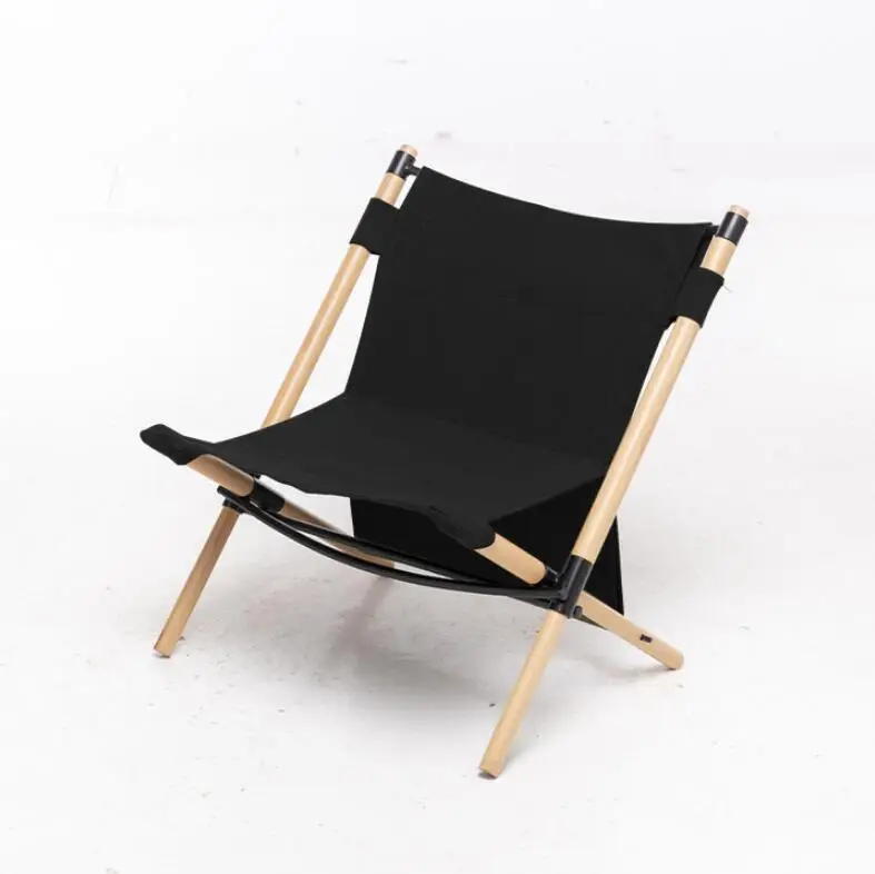 Wooden Foldable Chair Outdoor Portable Ultralight Camping Fishing Picnic Backpack Chair Comfortable Wood Beach Chairs 