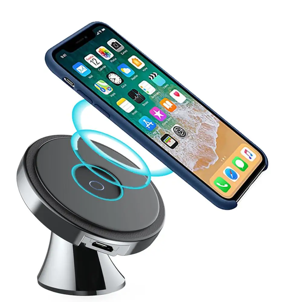New Adsorption Fast Nano Paste Wireless Charger Holder For iPhone Xiaomi Samsung Charging Car Phone | Мобильные телефоны и