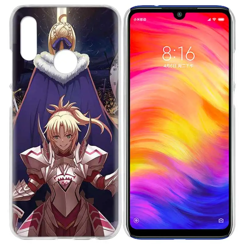 Case Cover for Xiaomi Redmi Note 7 7A 7S 6 6A 5 Y3 K20 Mi 8 9T CC9 CC9E A1 A2 A3 Play F1 Lite Pro Plus fate saber