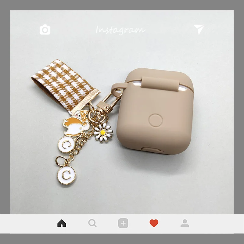 Супер милая собака подвеска для Apple Airpods чехол силиконовый Bluetooth наушники аксессуары Наушники защитный чехол Брелок с фигурками из мультфильмов