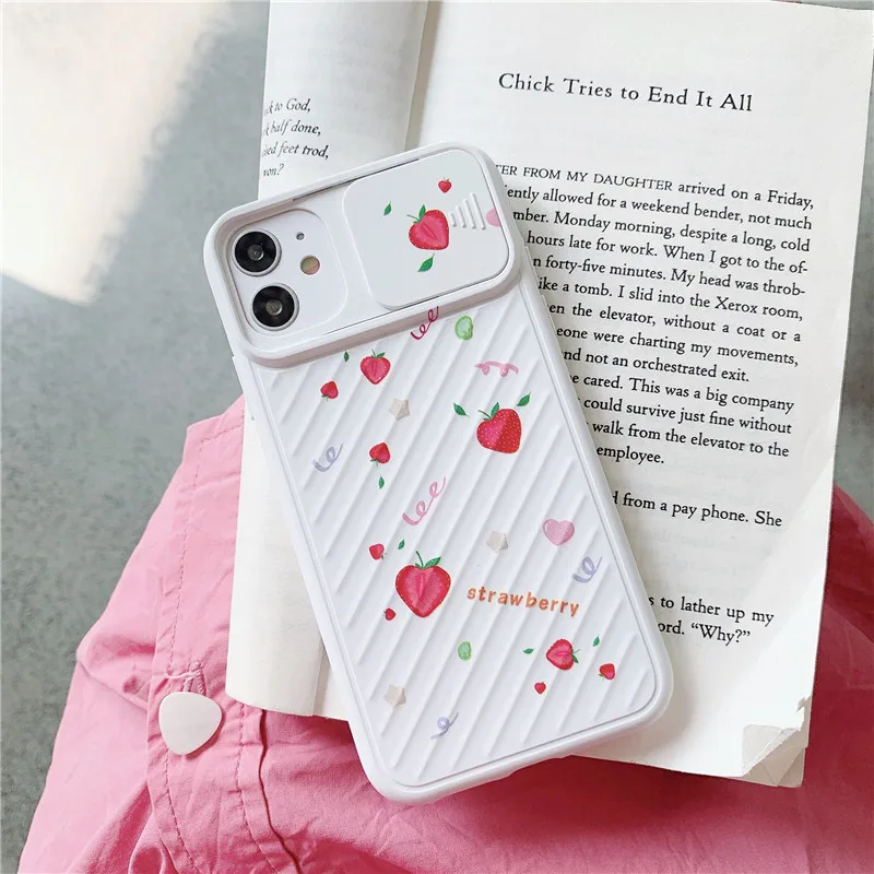 Cute Cartoon Camera Phone Case For iphone 11 Pro Max 7 8 plus XR X XS max SE 2 Back Cover Funny Cute Strawberry Peach Soft Cases Cute Cartoon Camera Phone Case For iphone 11 Pro Max 7 8 plus XR X XS max SE 2 Back Cover Funny Cute Strawberry Peach Soft Cases