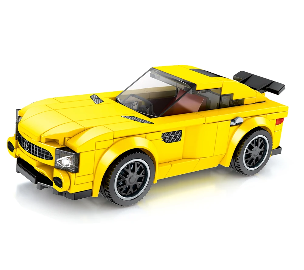 4 шт. создатель города Technic Super Racers скоростные чемпионы суперкар гоночный автомобиль модель строительные блоки кирпичи игрушки Juguetes Рождественский подарок