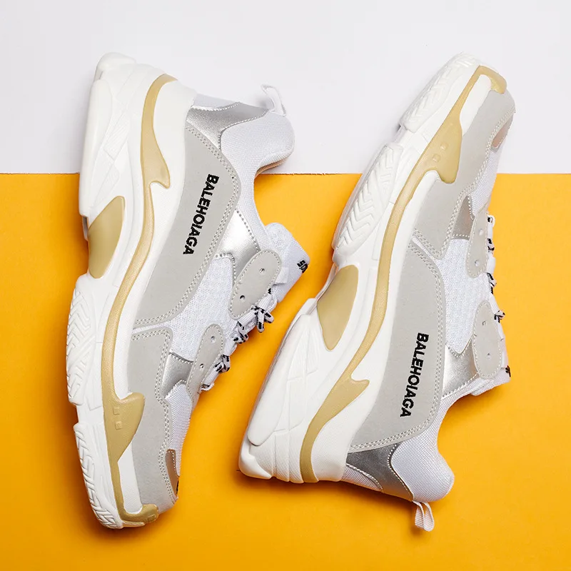 

Large Size INS Super Fire Dad Shoes MEN'S SHOES Korean-style Trend Extra High New Style Versatile Sports Casual Trendy Shoes