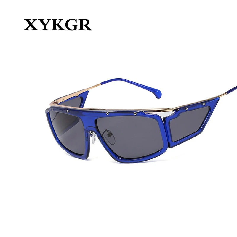 XYKGR, новинка, женские квадратные солнцезащитные очки, для мужчин, для уличной съемки, с градиентными линзами, солнцезащитные очки, для улицы, для путешествий, модные очки, UV400