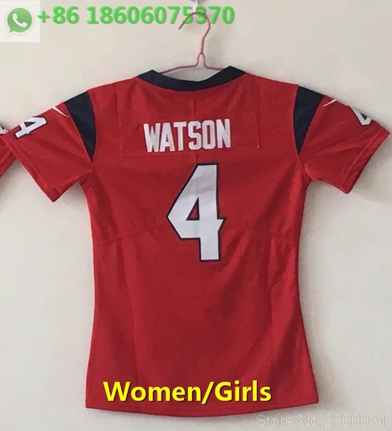 A+++ качественная женская футболка Deshaun Watson 4 JJ Watt 99