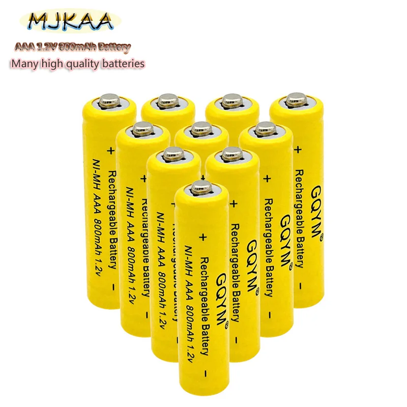 MJKAA GQYM Ni-MH AAA 800Mah 1 2 V 7 #/3A аккумуляторная батарея для цифровой камеры Фонарик