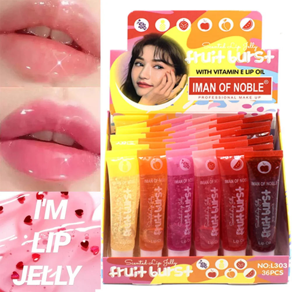 Fruit Burst Lip Oil Fragrance Lip Gloss Plump Nourish Lips Moisturizing